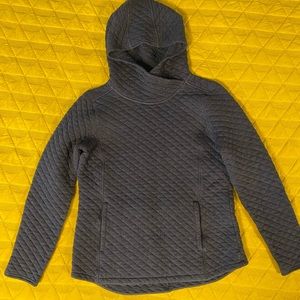 Duluth Trading Co. Quilted cowl neck sweatshirt